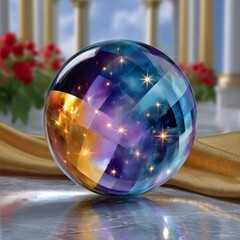 Christmas tree toy. Generative AI