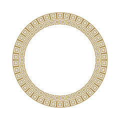 Decorative frame in greek style.	