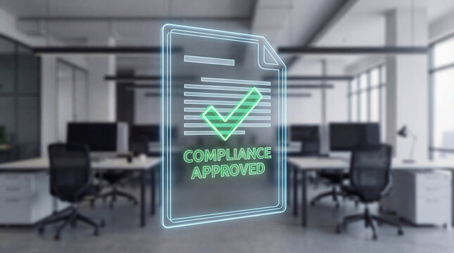  Business regulatory compliance approval certification meeting legal requirements standards workplace corporate governance audit verification documentation achieving successful authorization