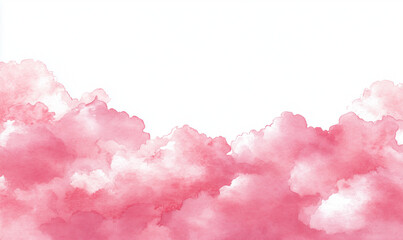 Pink Watercolor Abstract Background with Soft Pastel Texture

