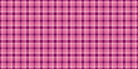 Seasonal textile vector texture, periodic check pattern seamless. Romance plaid background fabric tartan in pink and light colors.