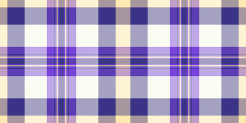 2026 texture seamless pattern, length vector fabric check. Age tartan plaid background textile in ivory and indigo colors.
