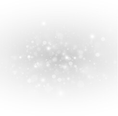 Gleaming shimmering magic light sparkle wave with golden particles bokeh abstract festive background illustration transparent png.