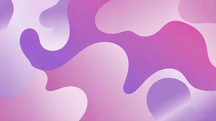 Purple Gradient Abstract Background with Wavy Shapes