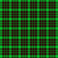 Vibrant green and black plaid pattern for design projects
