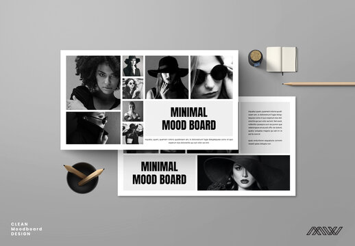 Simple Mood Board Template
