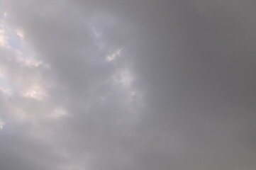 rain clouds in the sky