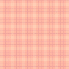 Soft pink plaid pattern with subtle texture and pastel hues