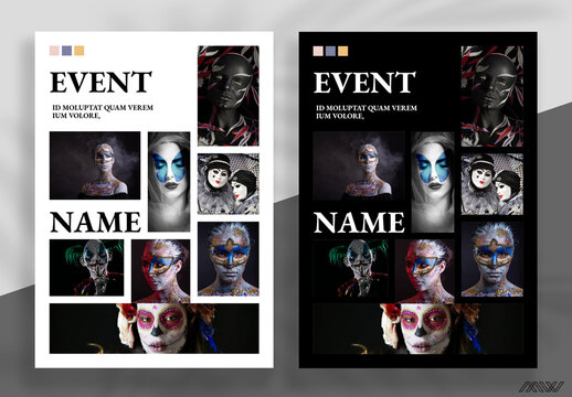 Event Poster Layout Template