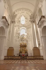 Wandcirkels plexiglas Jezus Christus SALZBURG, AUSTIRA - SEPTEMBER 8 2025:  The presbyter of church Kollegienkirche  © Renáta Sedmáková