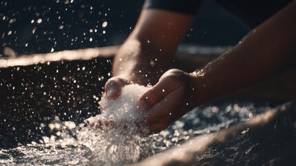 Medium shot showing dosers carefully dispensing cryolite powder into a large electrolyte bath ensuring consistent mixture balance in manufacturing.