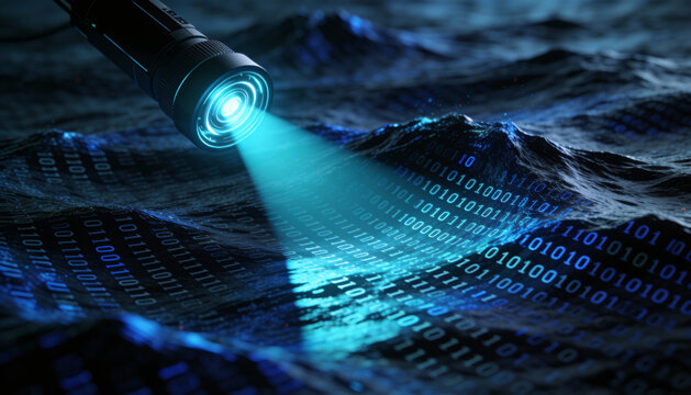 Illuminating Data Waves with a Flashlight in a Dynamic Digital Ocean of Binary Code