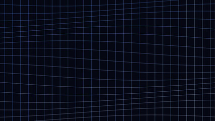 Abstract Intersecting Wave Vector Grid Background With Smooth Curved Blue Lines