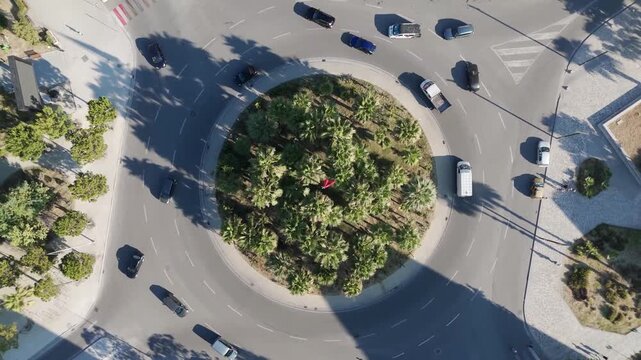 Aerial drone view of the stunning Albanian Riviera coastline, near the city of Vlora
