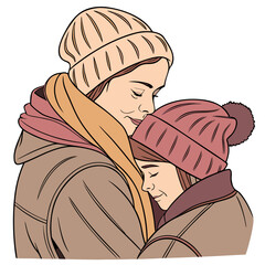 vector illustration of a couple