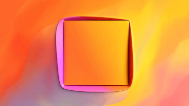 orange color, pink, square, gradient