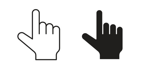 Fototapeta premium Cursor icons designs can be used for mobile, ui, websites