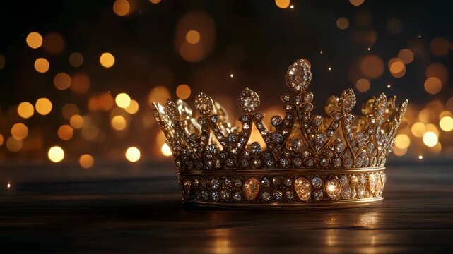 This beautifully royal crown, adorned with colorful jewels and twinkling lights, adds elegance and charm to any celebration, making it an exquisite accessory for memorable occasions that shine bright