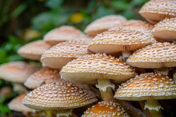 fly agaric mushrooms