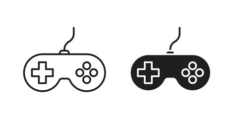 Gamepad icons designs can be used for mobile, ui, websites © Chummi
