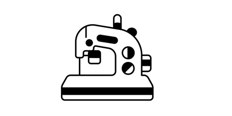 Modern sewing machine for creative projects and fashion design