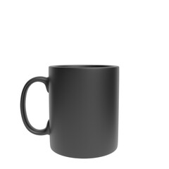 Black Ceramic Coffee Mug