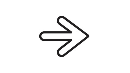 Simple Black Arrow Icon