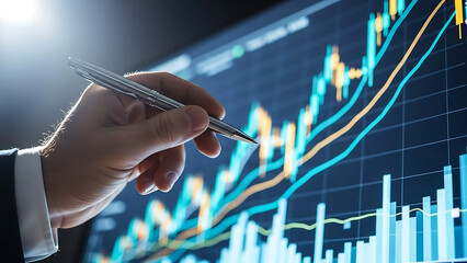 Analyzing financial trends with a pen
