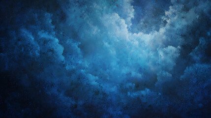 Obraz premium Deep Blue Textured Abstract Cloud Formation Background Keywords: abstract, background, blue