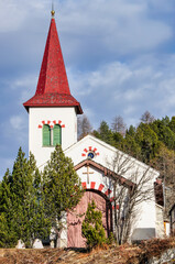 Small mountain church