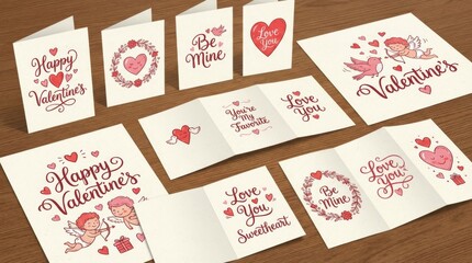 Valentine Postcard Set