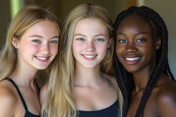 Content Group Diversity Young People Portrait