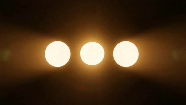 Abstract Light Circles Pulsing Music Background Visualizer Loop