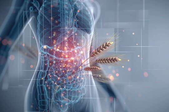 the human intestine and gluten intolerance