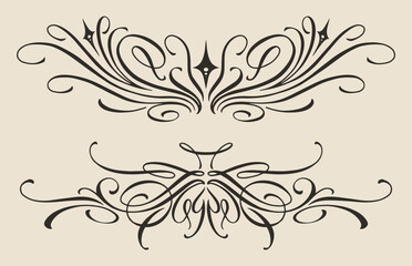 Elegant flourishes