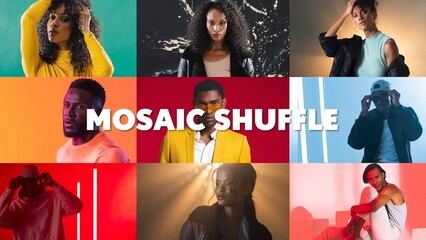 Mosaic Shuffle Slideshow