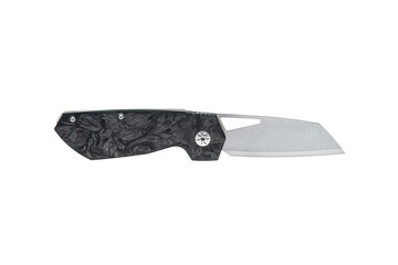 Carbon fiber handle folding pocket knife