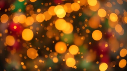 Obraz premium Generative AI holiday illumination with warm bokeh effects and festive atmosphere