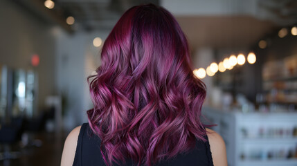 woman with long hair