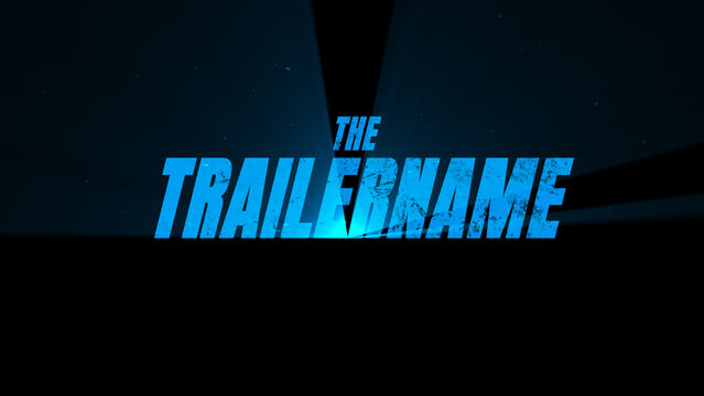 Trailer Titles Light Rays