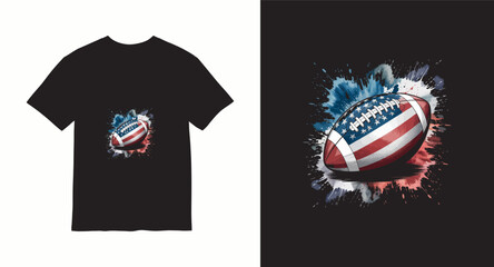 Football vector t-shirt design