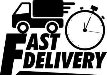 fast delivery icon.