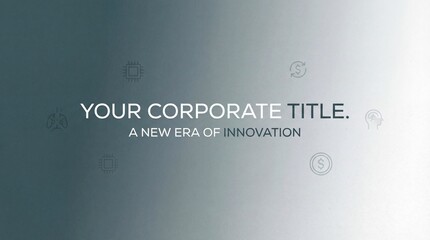 Innovative Corporate Title Concept Creating Opportunities for Growth and Success in the Modern Business Environment with Technology and Creativity