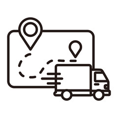 Delivery Tracking Icon