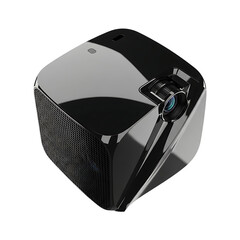 Diamond gemstone cut corner view isolated on transparent background