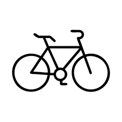 Fototapeta premium Hobby bicycle icon transparent background