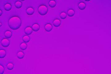 Vibrant Magenta Abstract Water Drops Background