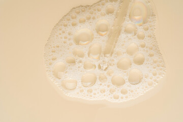 Cosmetic Skincare Serum Dropper and Bubbles