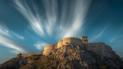 Obraz premium 3D Illustration Of Girl Painting Wooden Toy Train In Craft Workshop