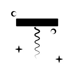 Bottle opener icon design template